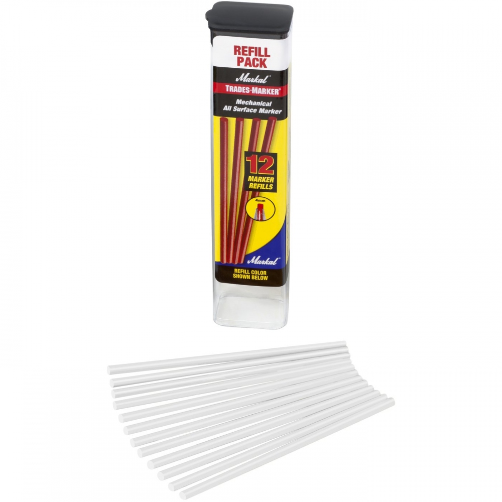 pics/Markal/Trades-Marker refills 12/markal-trades-marker-refills-12-pack-white.jpg